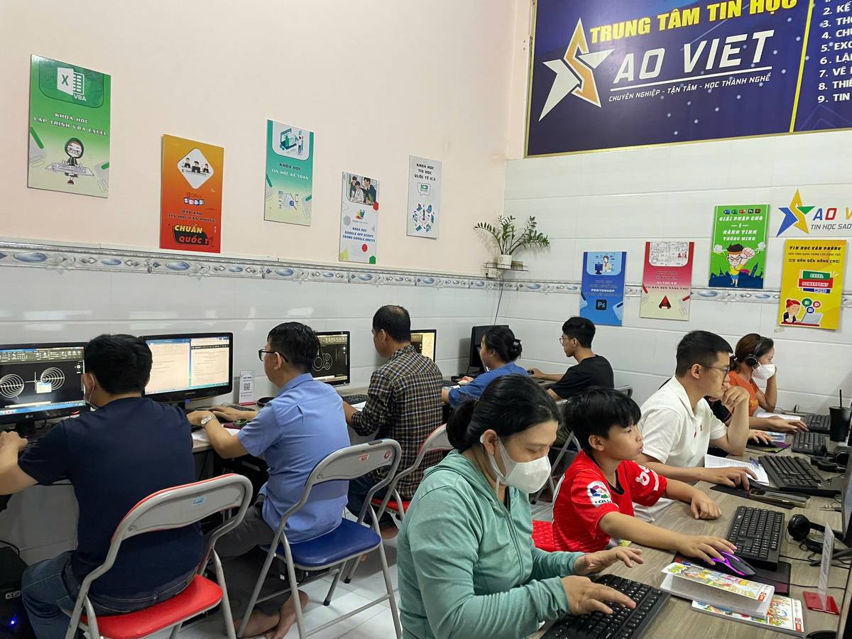 Đào tạo tin học văn phòng tại Trung Tâm Tin Học quận 12